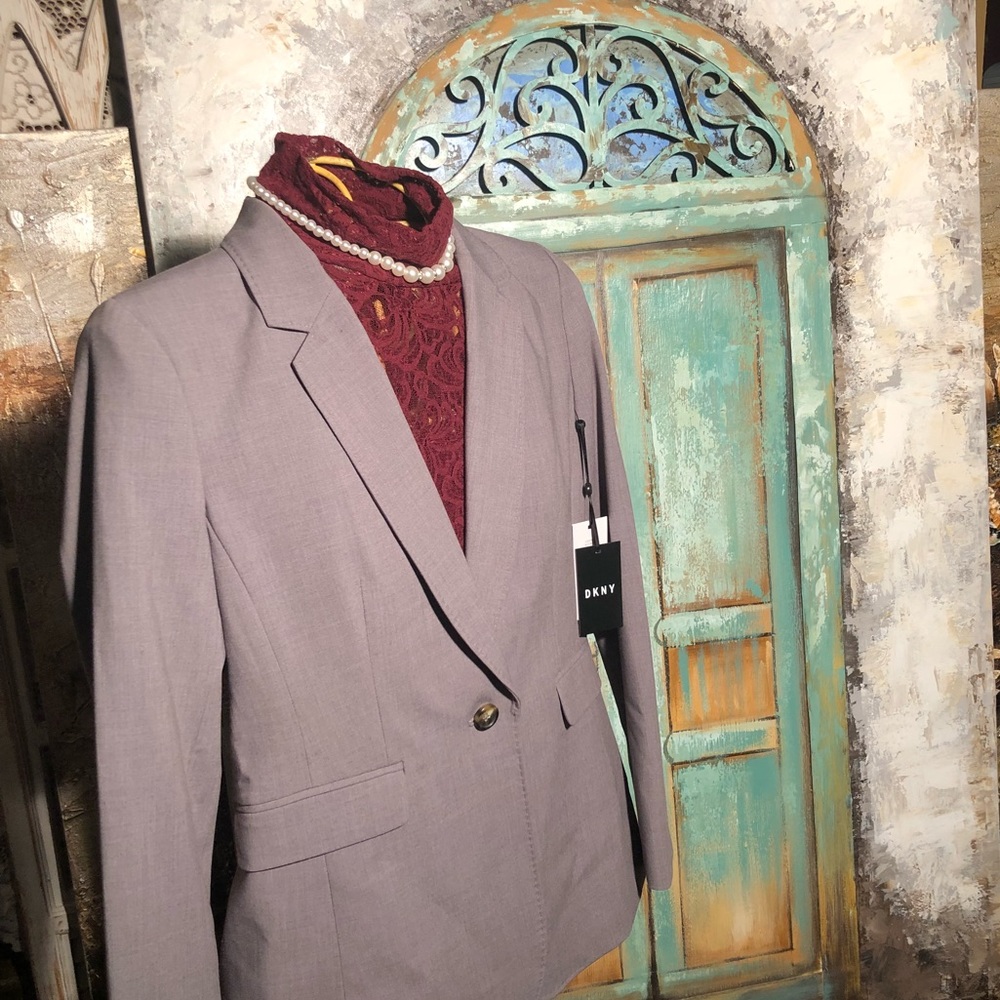 DKNY Grey Ladies Suit Jacket